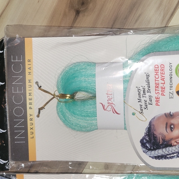 3 pks Mint/Platinum White Braid Hair - Picture 2 of 8